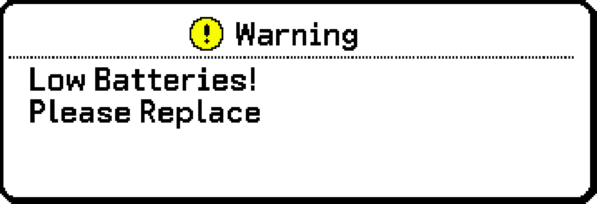 CY875_Low Battery Warning_1